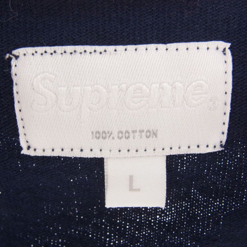 Supreme シュプリーム 15SS Hooded Hockey Top フーデッド ホッケー トップス ロゴ パーカー ホワイト系 L【中古】