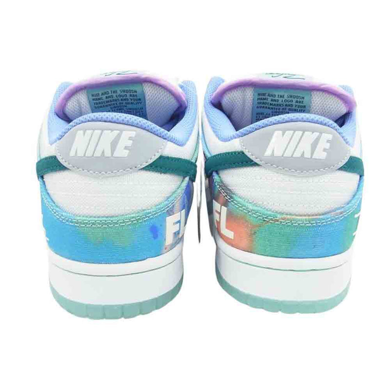 NIKE ナイキ  HF6061-400 × Futura フューチュラ フェクバスターズ鑑定済 SB Dunk Low  SB ダンクロー White and Geode Teal ホワイト アンド ジオードティール スニーカー マルチカラー系 27.5cm【新古品】【未使用】【中古】