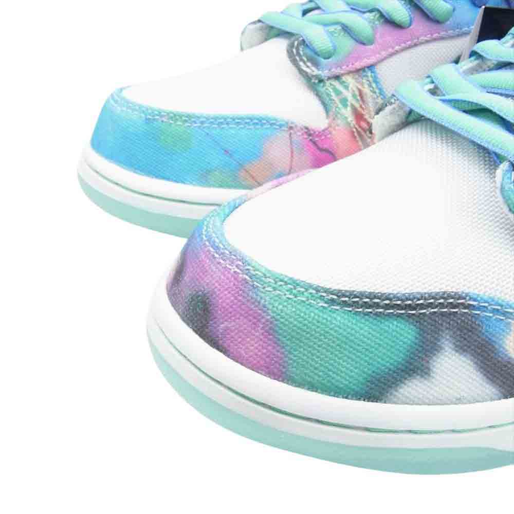 NIKE ナイキ  HF6061-400 × Futura フューチュラ フェクバスターズ鑑定済 SB Dunk Low  SB ダンクロー White and Geode Teal ホワイト アンド ジオードティール スニーカー マルチカラー系 27.5cm【新古品】【未使用】【中古】