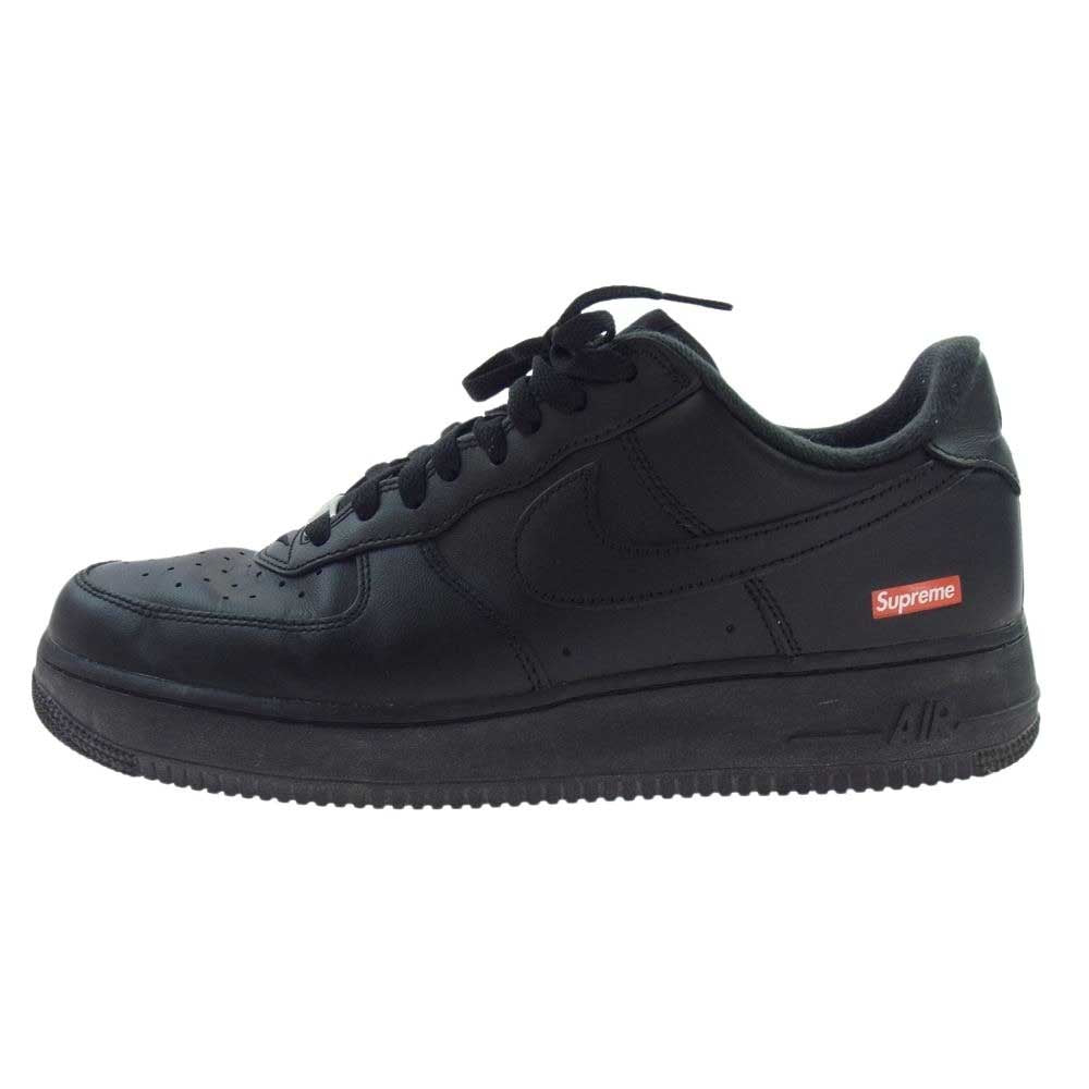 Supreme シュプリーム CU9225-001 NIKE ナイキ AIR FORCE 1 LOW エアフォースワン ロー ローカット スニーカー ブラック系 28cm【中古】