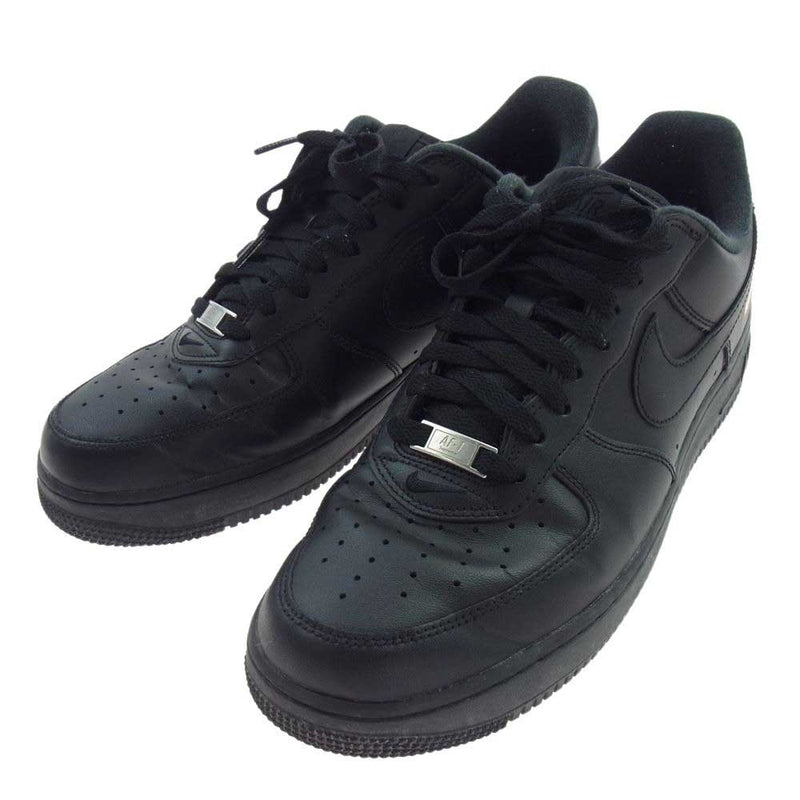 Supreme シュプリーム CU9225-001 NIKE ナイキ AIR FORCE 1 LOW エアフォースワン ロー ローカット スニーカー ブラック系 28cm【中古】