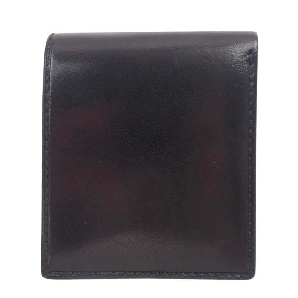 goro's ゴローズ コンチョ付き サドルレザー 二つ折り財布 ウォレット ブラック系【中古】