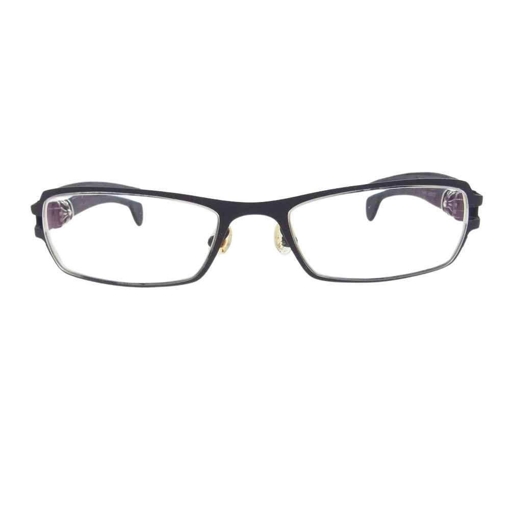 CHROME HEARTS クロムハーツ（原本無） 度入り M.DIVER II メガネ 眼鏡 アイウェア ブラック系【中古】