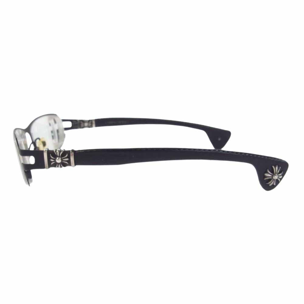 CHROME HEARTS クロムハーツ（原本無） 度入り M.DIVER II メガネ 眼鏡 アイウェア ブラック系【中古】