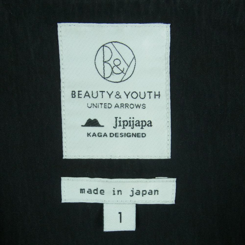 UNITED ARROWS ユナイテッドアローズ JP011101-02 jipijapa 別注 チャイナ シャツ 長袖 日本製 ブラック系 1【中古】