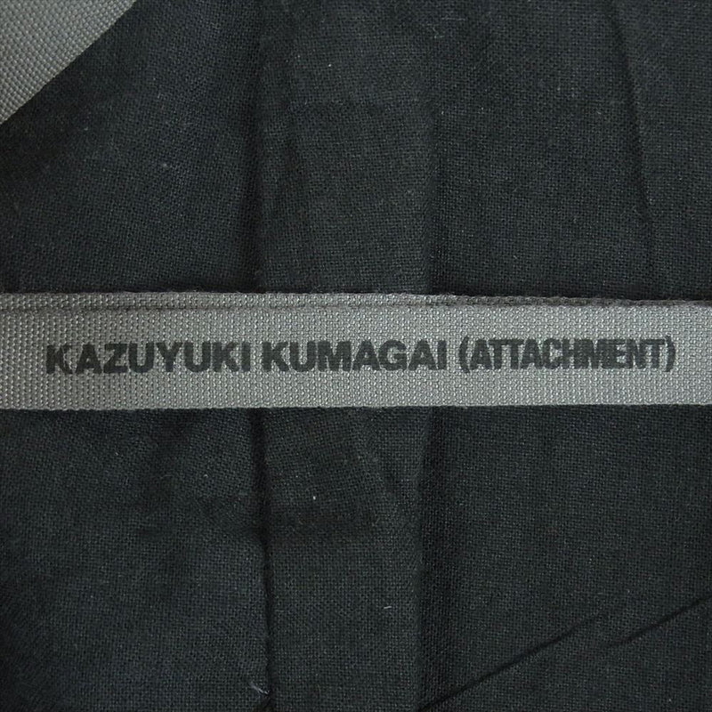 KAZUYUKI KUMAGAI ATTACHMENT カズユキクマガイアタッチメント コート コットン ジャケット 日本製 ダークグレー系 2【中古】