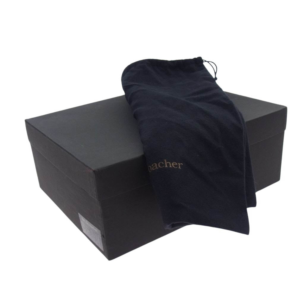 foot the coacher フットザコーチャー 05013 farmer high ブーツ レザー レースアップ シューズ ブラウン系 8【中古】