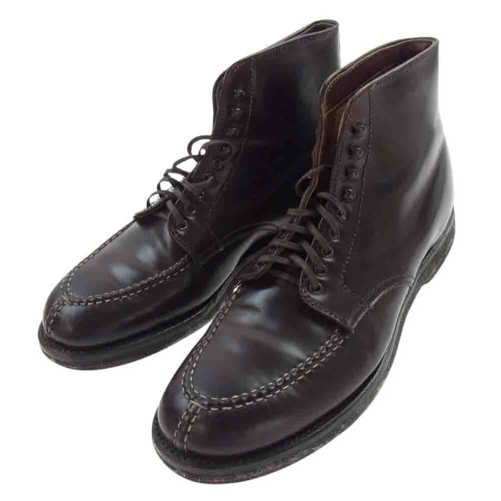 ALDEN オールデン 4540 × ユナイテッドアローズ TANKER BOOT タンカーブーツ コードバン レザー レースアップ シューズ  ブラウン系 8E【中古】