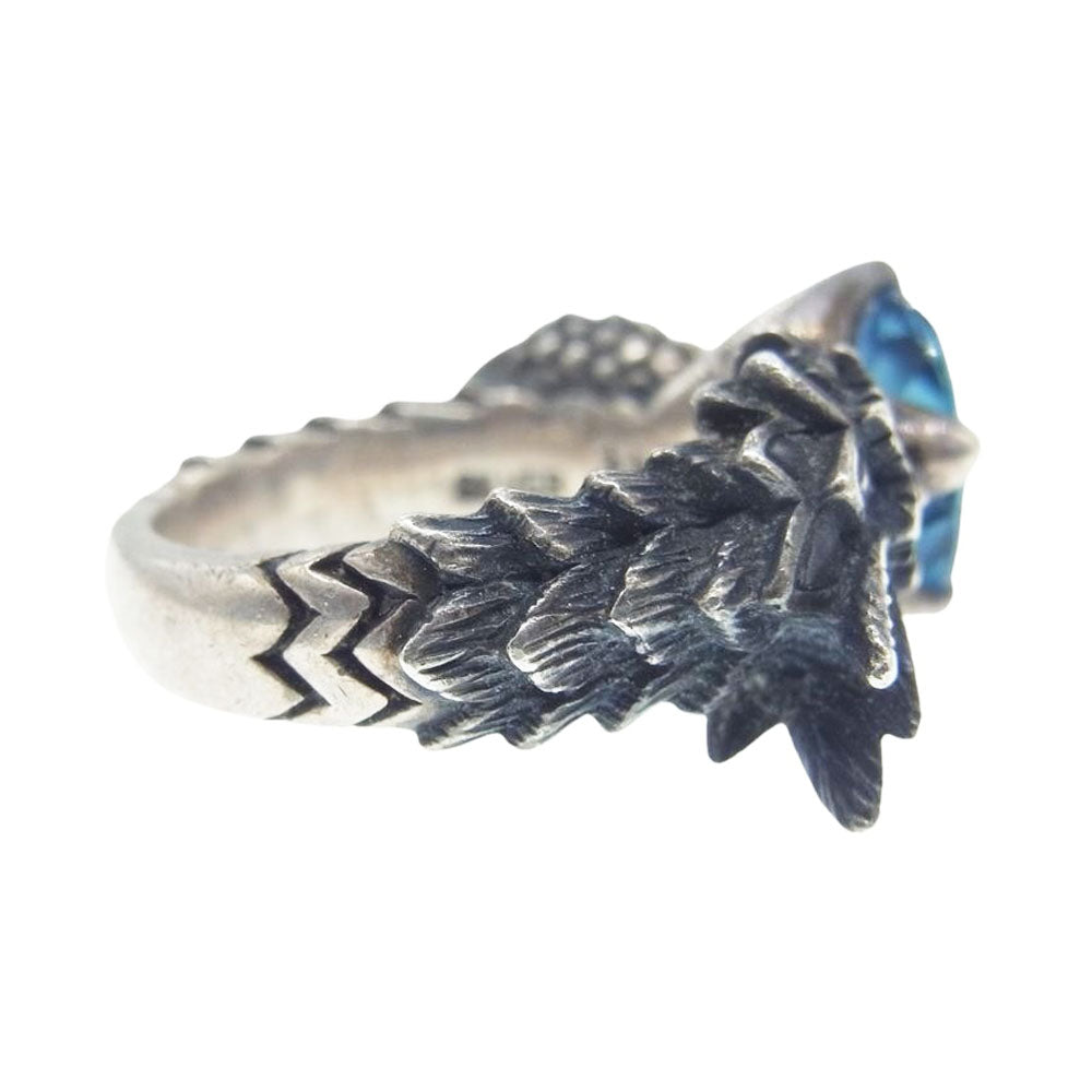 ブラッディマリー Noah ノア リング ロンドンブルートパーズ  シルバー系 9号【中古】