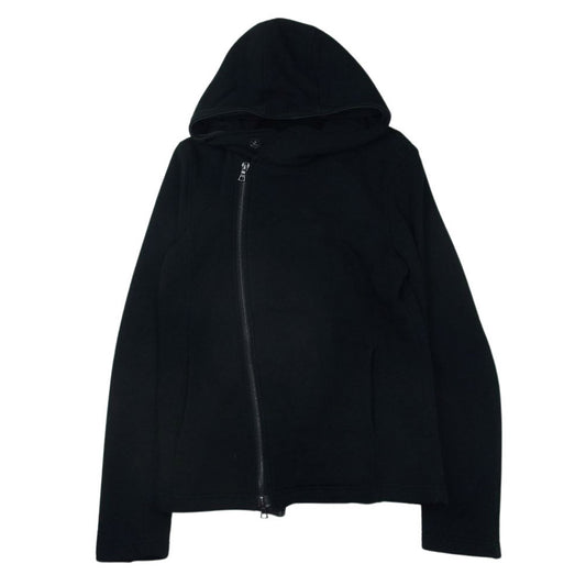 ISAMUKATAYAMA BACKLASH イサムカタヤマバックラッシュ B1551-02 シープレザー 切替 フルジップ パーカー ブラック系 M【中古】