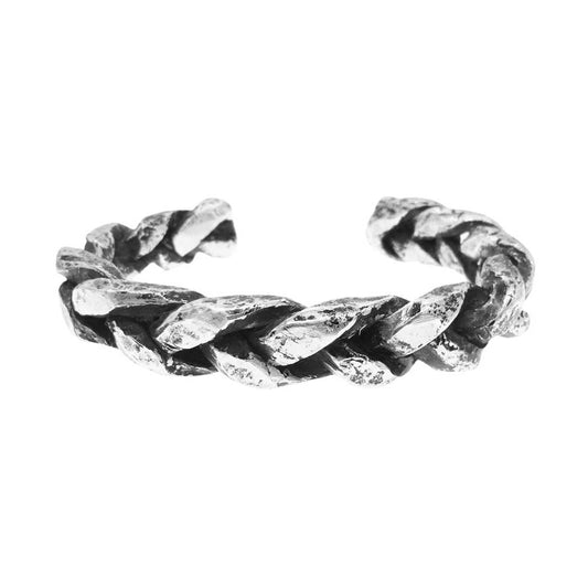 ISAMUKATAYAMA BACKLASH イサムカタヤマバックラッシュ 18SS J-474-31 × JUN UEZONO ジュンウエゾノ Silver 1000 DREAD BANGLE  純銀 ドレッド バングル シルバー系【中古】