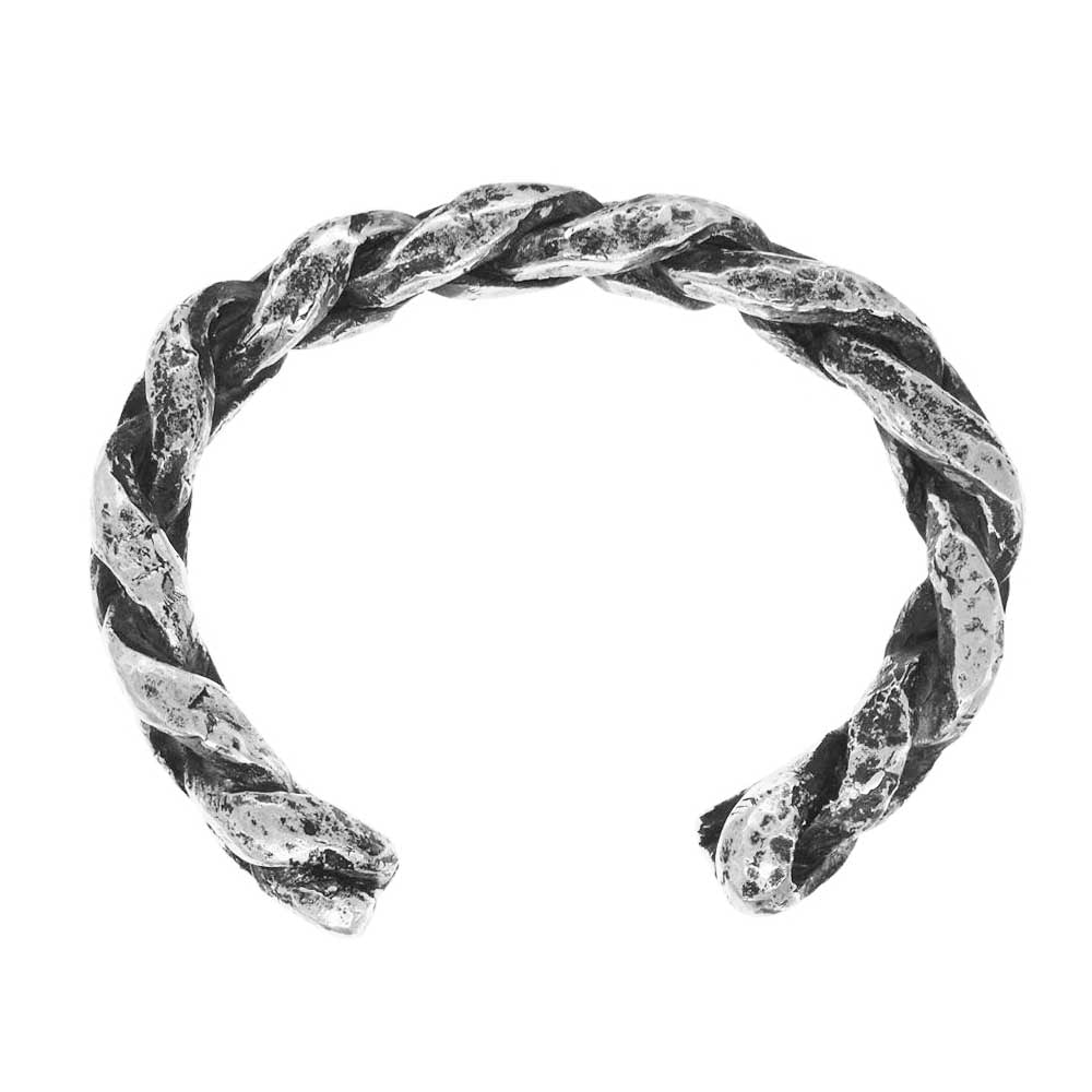 ISAMUKATAYAMA BACKLASH イサムカタヤマバックラッシュ 18SS J-474-31 × JUN UEZONO ジュンウエゾノ Silver 1000 DREAD BANGLE  純銀 ドレッド バングル シルバー系【中古】