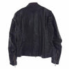 ISAMUKATAYAMA BACKLASH イサムカタヤマバックラッシュ 1254-01 イタリアンショルダー 製品染め シングル ライダース ジャケット ブラック系 L【中古】