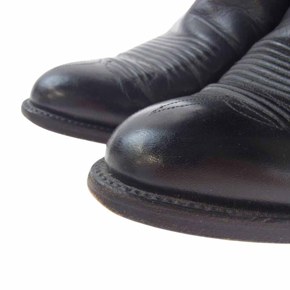 ルケーシー ウエスタンブーツ 牛革  ブラック系 8.5D【中古】