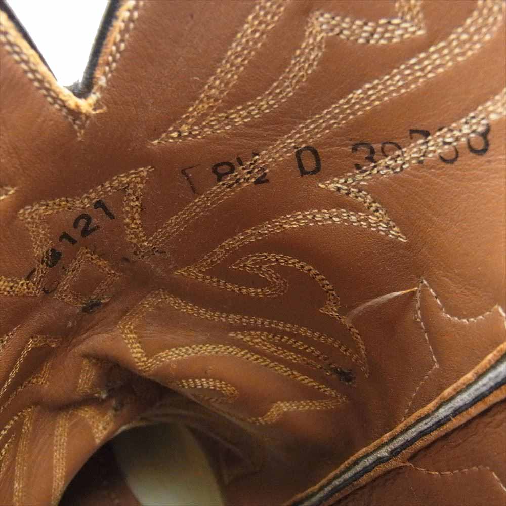 ルケーシー ウエスタンブーツ 牛革  ブラック系 8.5D【中古】