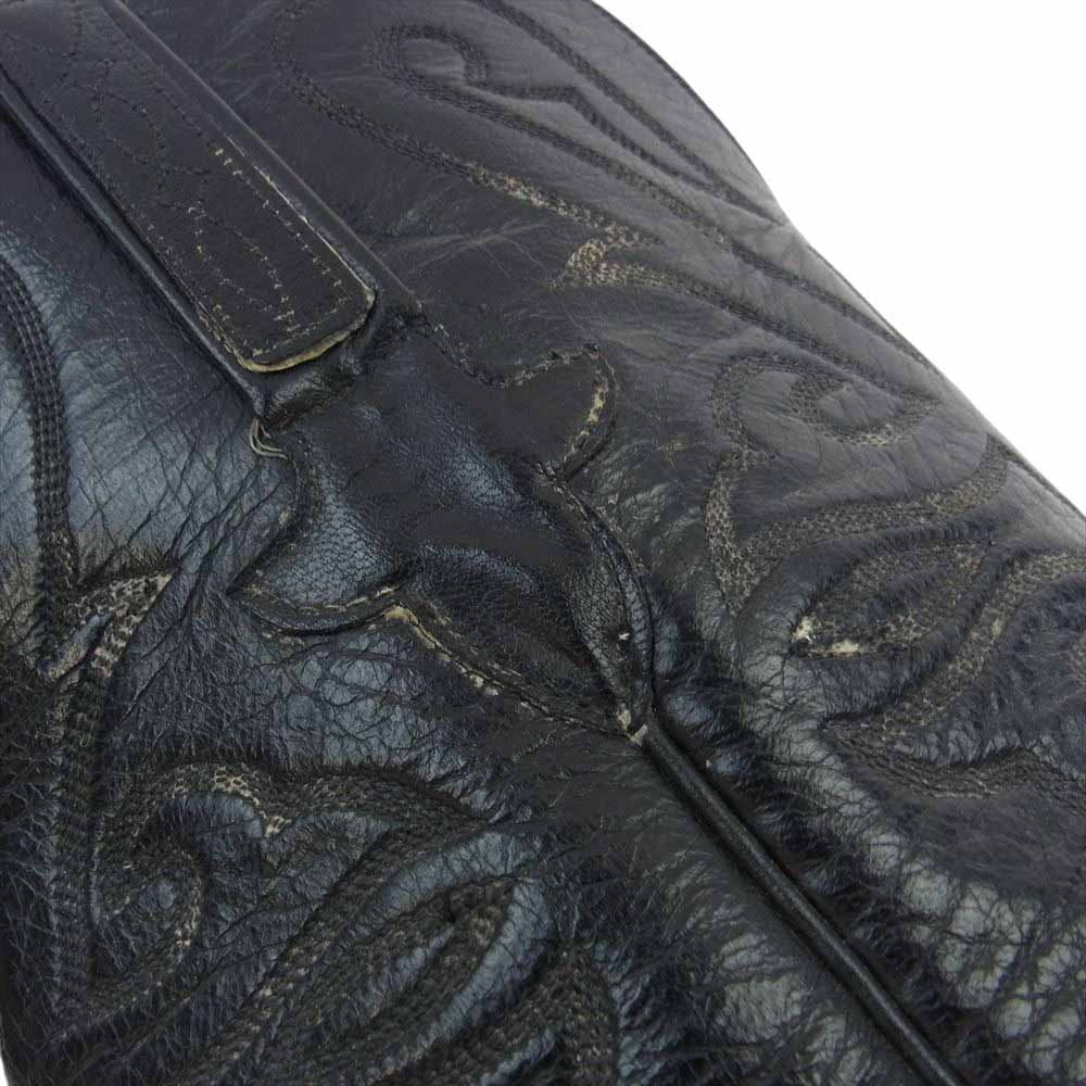ルケーシー ウエスタンブーツ 牛革  ブラック系 8.5D【中古】