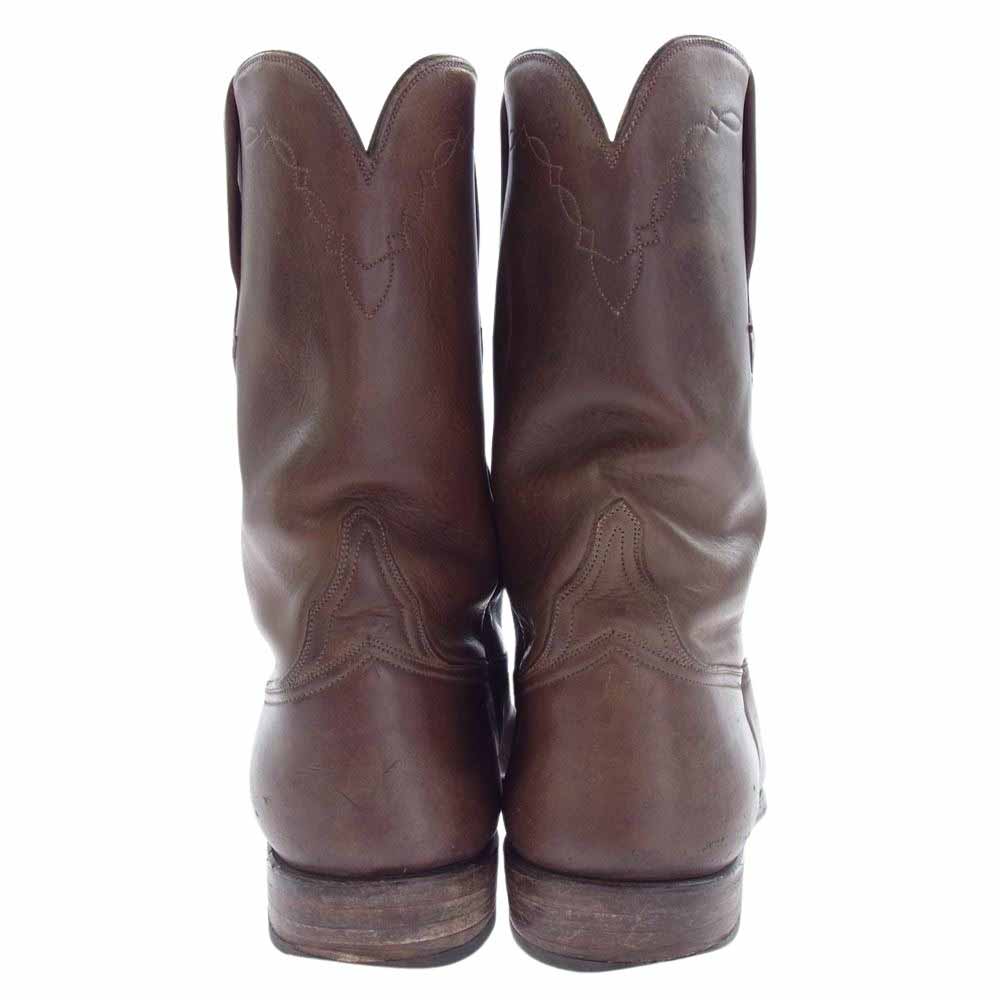 ルケーシー ローパーブーツ 牛革 ダークブラウン系 9D【中古
