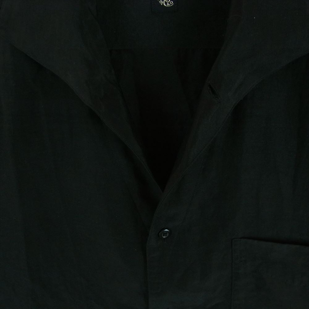 キャプテンサンシャイン KS20SSH03 Riviera リビエラ コットンリネンシルク 長袖 シャツ ブラック系 38【中古】