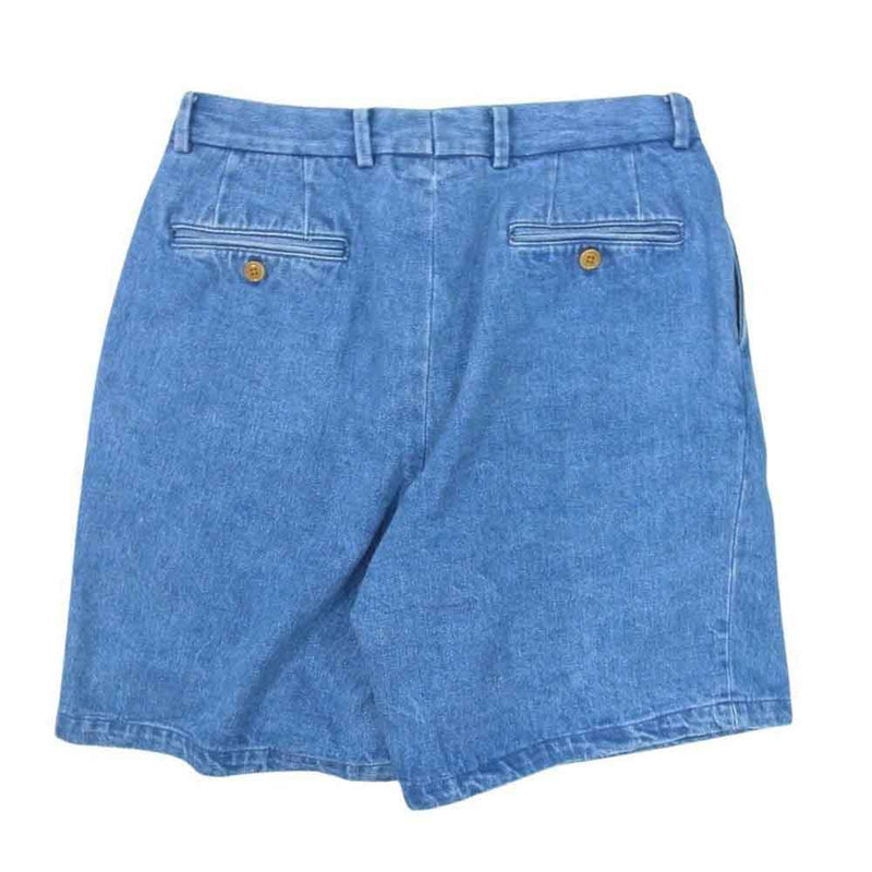 ニート 23-01NCS-SC Chino Shorts Sea Island Cotton Denim チノ ショート デニム パンツ インディゴブルー系 46【中古】