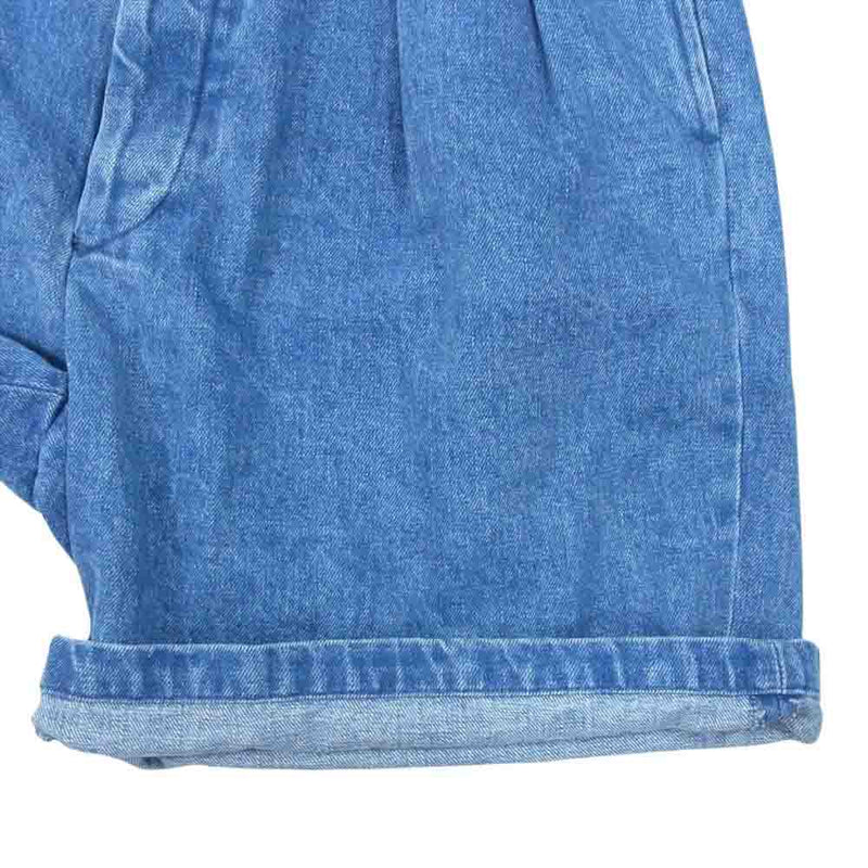 ニート 23-01NCS-SC Chino Shorts Sea Island Cotton Denim チノ ショート デニム パンツ インディゴブルー系 46【中古】