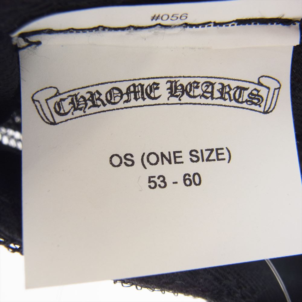 CHROME HEARTS クロムハーツ（原本無） 国内正規品 TRUCKER CAP トラッカー キャップ CHパッチ クロスボール メッシュ 帽子 ブラック系 OENSIZE【中古】