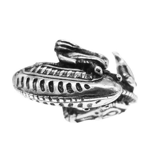 CRAZY PIG クレイジーピッグ ALIEN WHOLE BODY  エイリアン ホール ボディ リング シルバー系 18号【中古】