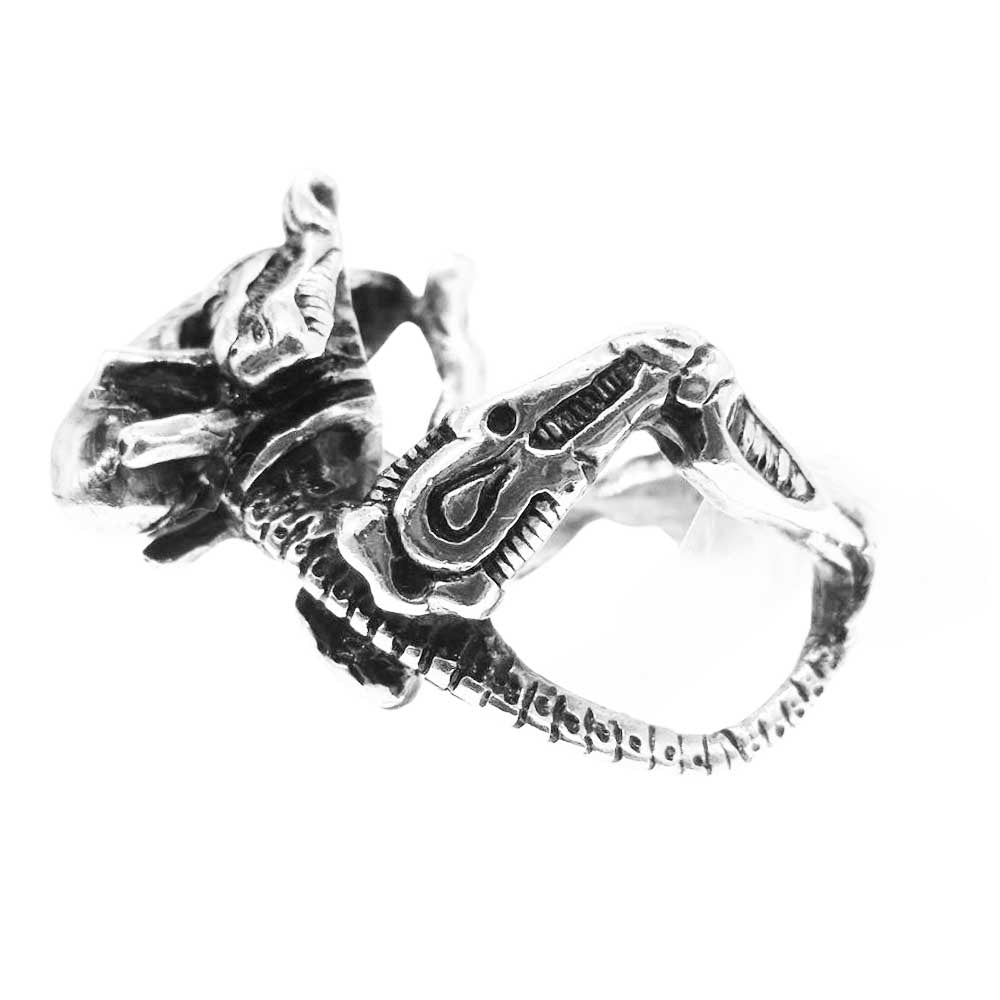 CRAZY PIG クレイジーピッグ ALIEN WHOLE BODY  エイリアン ホール ボディ リング シルバー系 18号【中古】