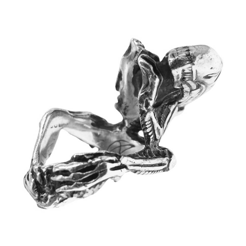 CRAZY PIG クレイジーピッグ ALIEN WHOLE BODY  エイリアン ホール ボディ リング シルバー系 18号【中古】