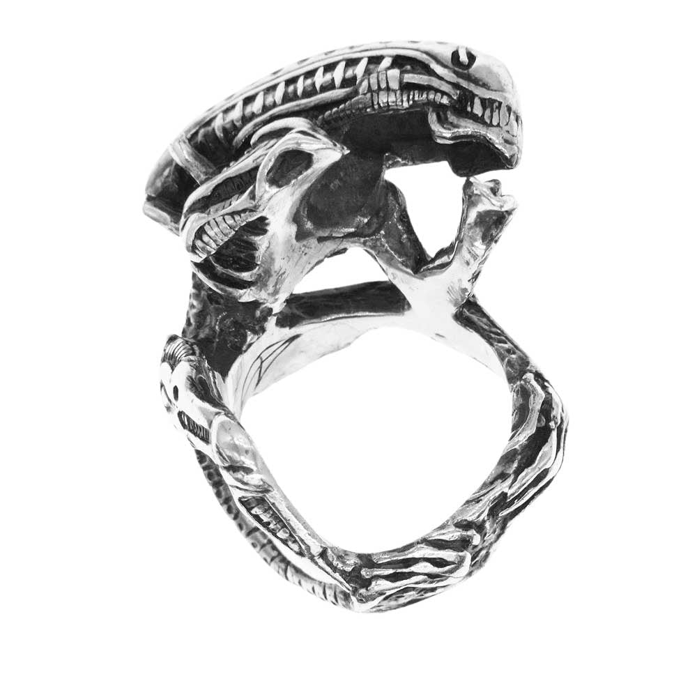 CRAZY PIG クレイジーピッグ ALIEN WHOLE BODY  エイリアン ホール ボディ リング シルバー系 18号【中古】