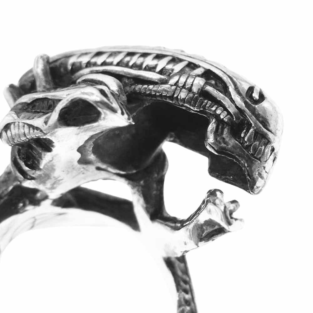 CRAZY PIG クレイジーピッグ ALIEN WHOLE BODY  エイリアン ホール ボディ リング シルバー系 18号【中古】