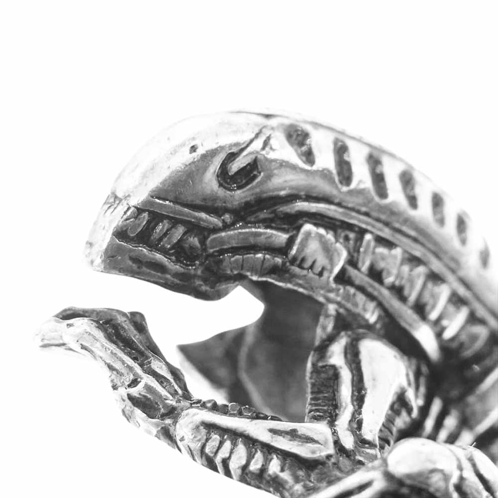 CRAZY PIG クレイジーピッグ ALIEN WHOLE BODY  エイリアン ホール ボディ リング シルバー系 18号【中古】