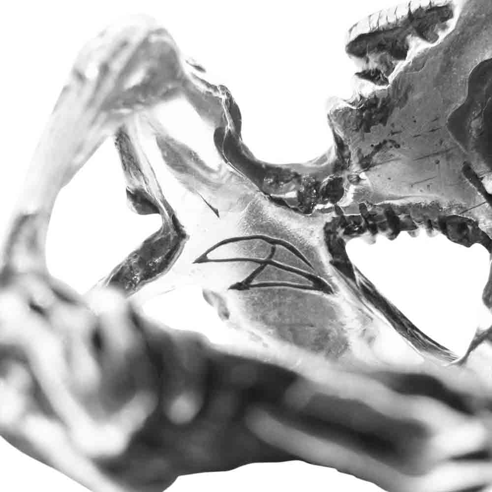 CRAZY PIG クレイジーピッグ ALIEN WHOLE BODY  エイリアン ホール ボディ リング シルバー系 18号【中古】