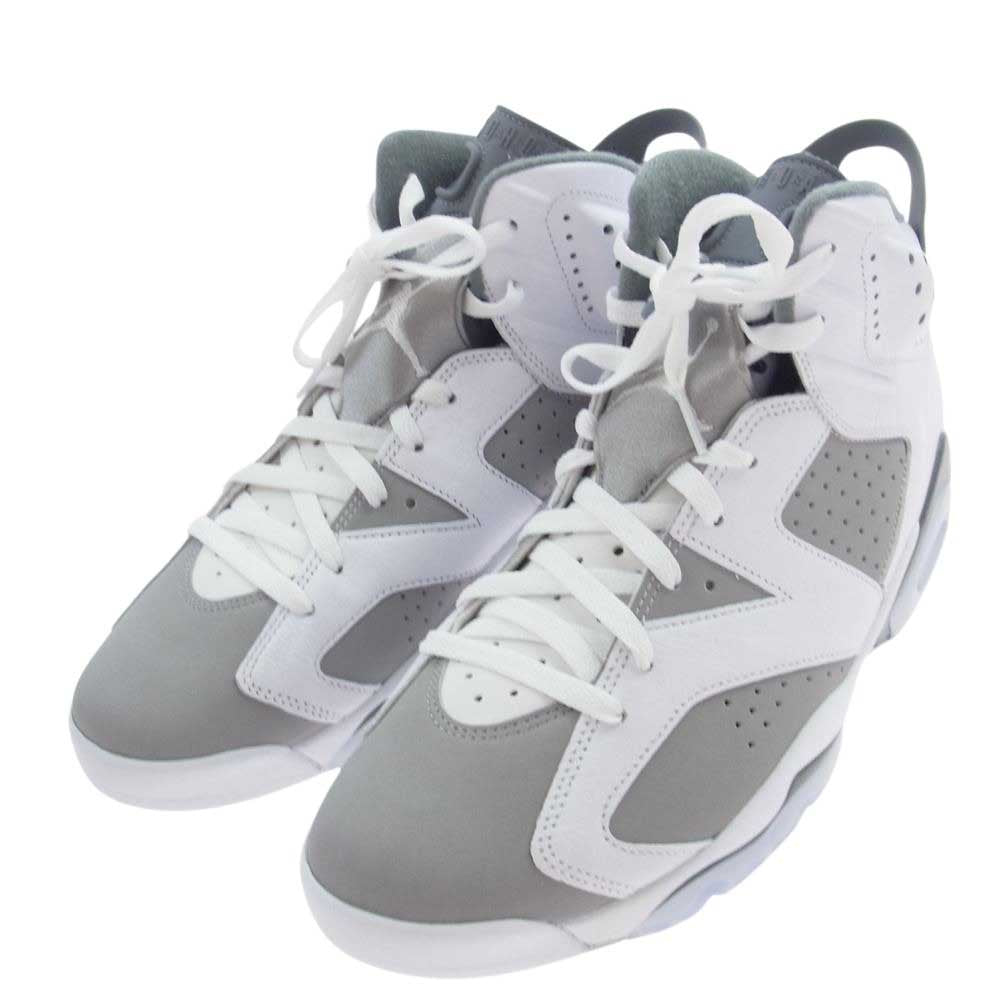 NIKE ナイキ CT8529-100 Air Jordan 6 Cool Grey エアジョーダン6 クールグレー  ホワイト系 グレー系 30.0cm【極上美品】【中古】