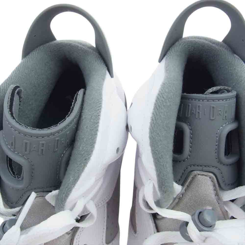 NIKE ナイキ CT8529-100 Air Jordan 6 Cool Grey エアジョーダン6 クールグレー  ホワイト系 グレー系 30.0cm【極上美品】【中古】