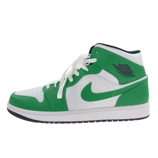 NIKE ナイキ DQ8426-301 Air Jordan 1 Mid Lucky Green エアジョーダン1 ミッド ラッキーグリーン グリーン系 30.0cm【極上美品】【中古】