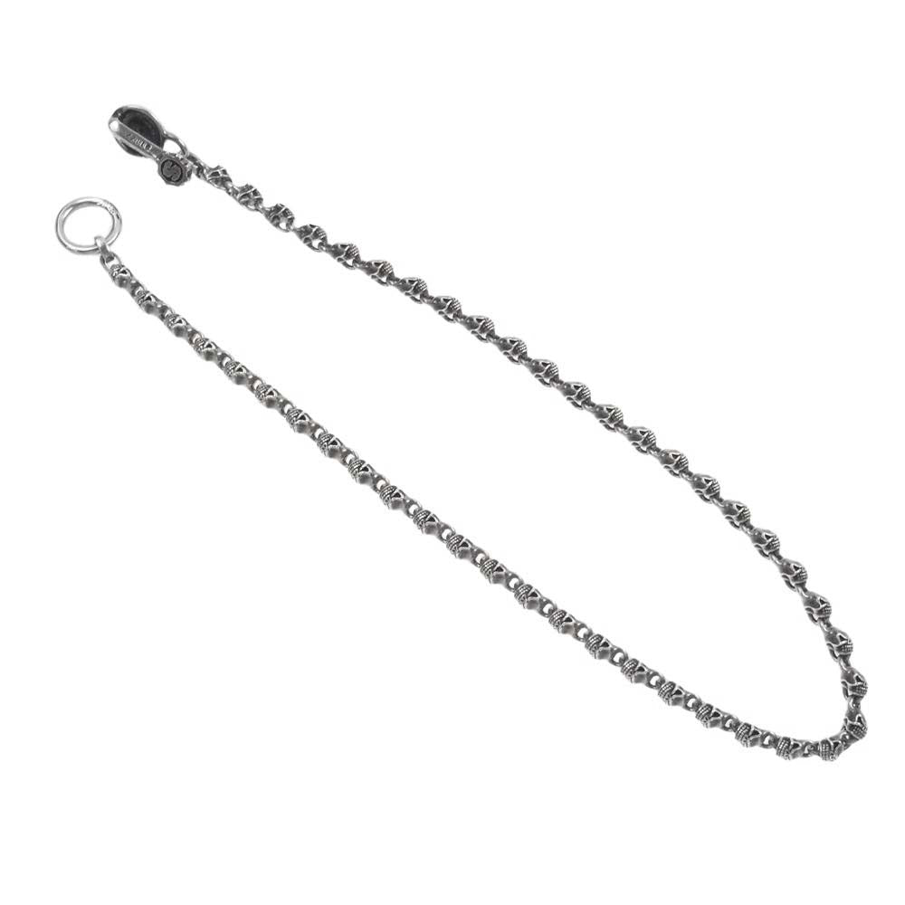 STARLIN GEAR スターリンギア タイニーフルスカル ウォレットチェーン ミニ ギア フェイス キーパー シルバー系【中古】