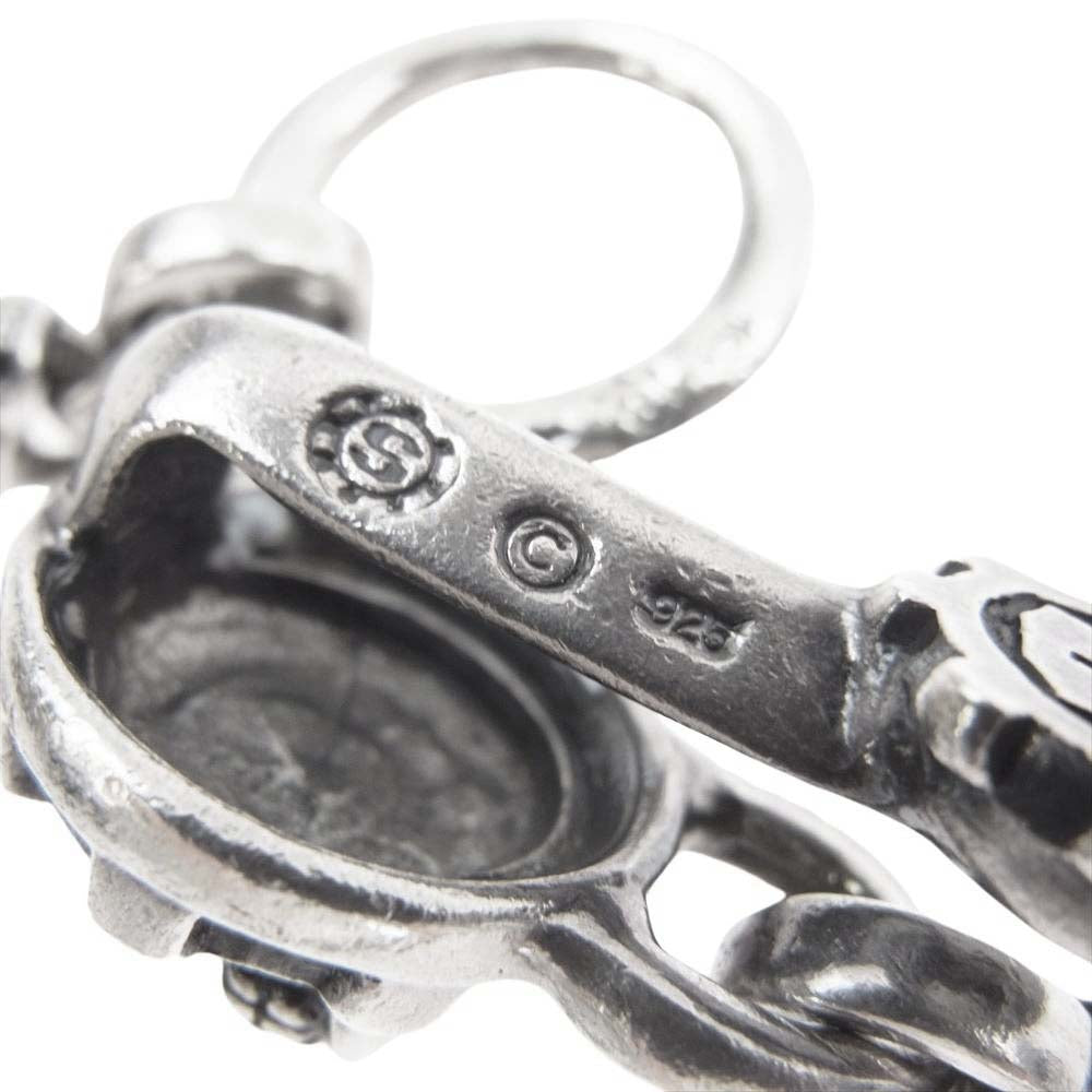 STARLIN GEAR スターリンギア タイニーフルスカル ウォレットチェーン ミニ ギア フェイス キーパー シルバー系【中古】
