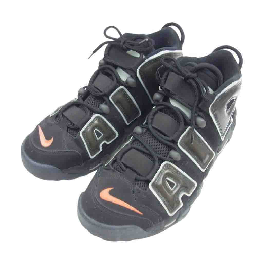 NIKE ナイキ DJ4633-010 AIR MORE UPTEMPO 96 MAADE YOU LOOK エア モアアップテンポ  メイドユールック ハイカット スニーカー   ブラック系 27cm【中古】