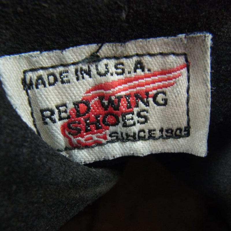 RED WING レッドウィング 8130  IRISH SETTER MOC TOE BOOTS アイリッシュセッター モックトゥ ブーツ ブラック系 6.5D【中古】