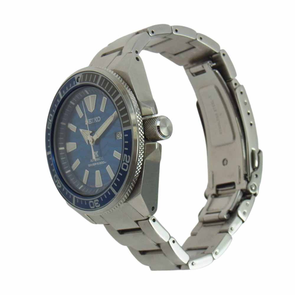 SEIKO セイコー 4R35-03J0 PROSPEX プロスペックス 自動巻き ダイバーズ 青 ブルー文字盤 腕時計 ウォッチ シルバー系【中古】