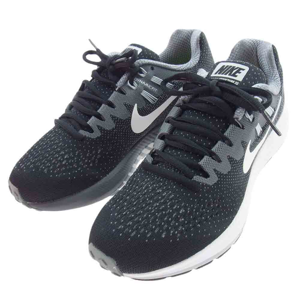 NIKE ナイキ 849577-003 Wmns Air Zoom Structure 20 ウィメンズ エア ズーム ストラクチャー 20 スニーカー ブラック系 24cm【極上美品】【中古】