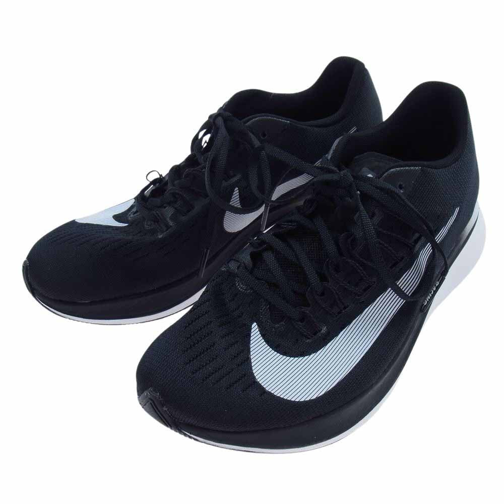 NIKE ナイキ 897821-001 ZOOM FLY ズーム フライ スニーカー ブラック系 24.5cm【極上美品】【中古】