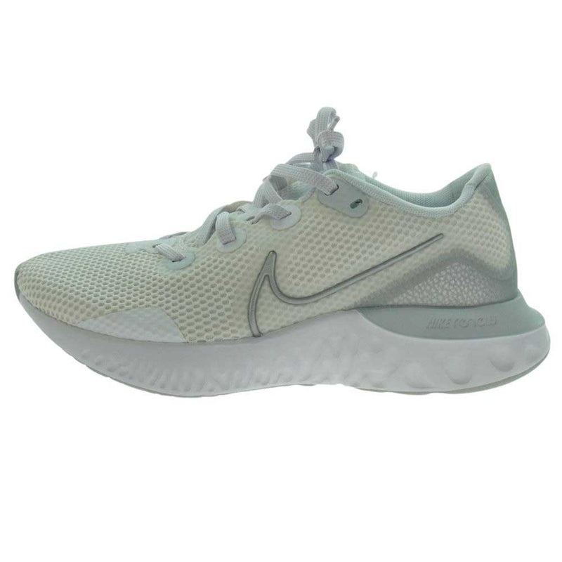 NIKE ナイキ CK6360-003  WMNS RENEW RUN ウィメンズ リニューラン スニーカー ホワイト系 24.5cm【極上美品】【中古】