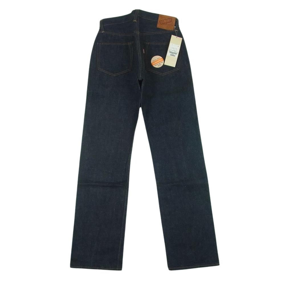 Denime ドゥニーム D-HG1118 旧仕様 Lot 045  ボタンフライ ストレート デニム パンツ インディゴブルー系 W31 L36【極上美品】【中古】