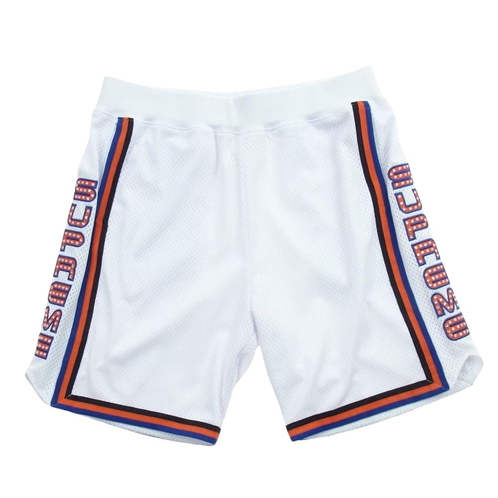 Supreme シュプリーム 19SS Rhinestone Basketball Short ラインストーン バスケットボール ショーツ ショートパンツ  ホワイト系 M【美品】【中古】