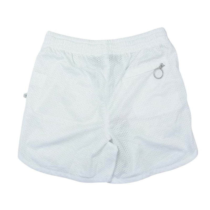 OFF-WHITE オフホワイト OMCI005S20101005 CARAVAGGIO SQUARE MESH Shorts スクエア メッシュ ショート パンツ ホワイト系 S【極上美品】【中古】