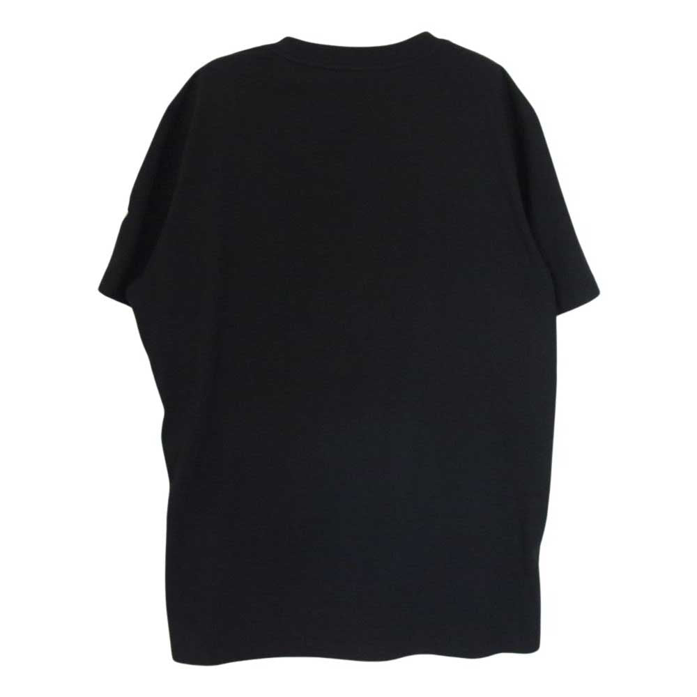 MONCLER モンクレール I10918C00051 センター プリント ワッペン Ｔシャツ 半袖 ブラック系 XL【中古】