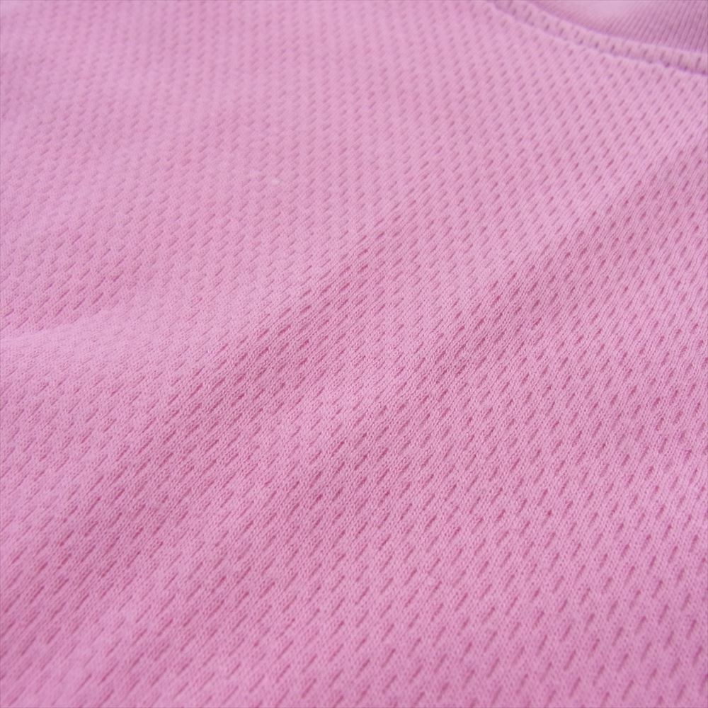 Supreme シュプリーム 20SS Knit Stripe S/S Top ニット ストライプ 半袖 Tシャツ ピンク系 L【中古】