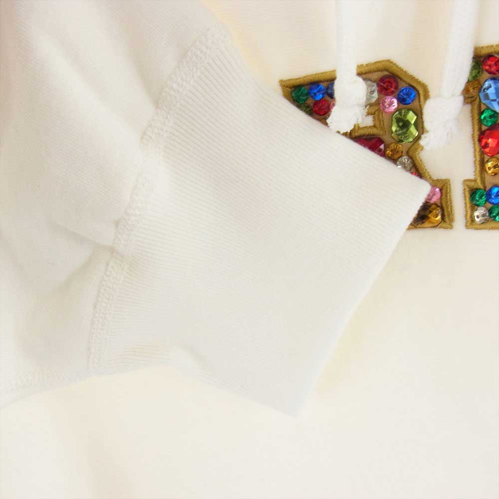 Supreme シュプリーム 20AW Jewels Hooded Sweatshirt ジュエルズ フーデッド スウェット  ホワイト系 L【美品】【中古】