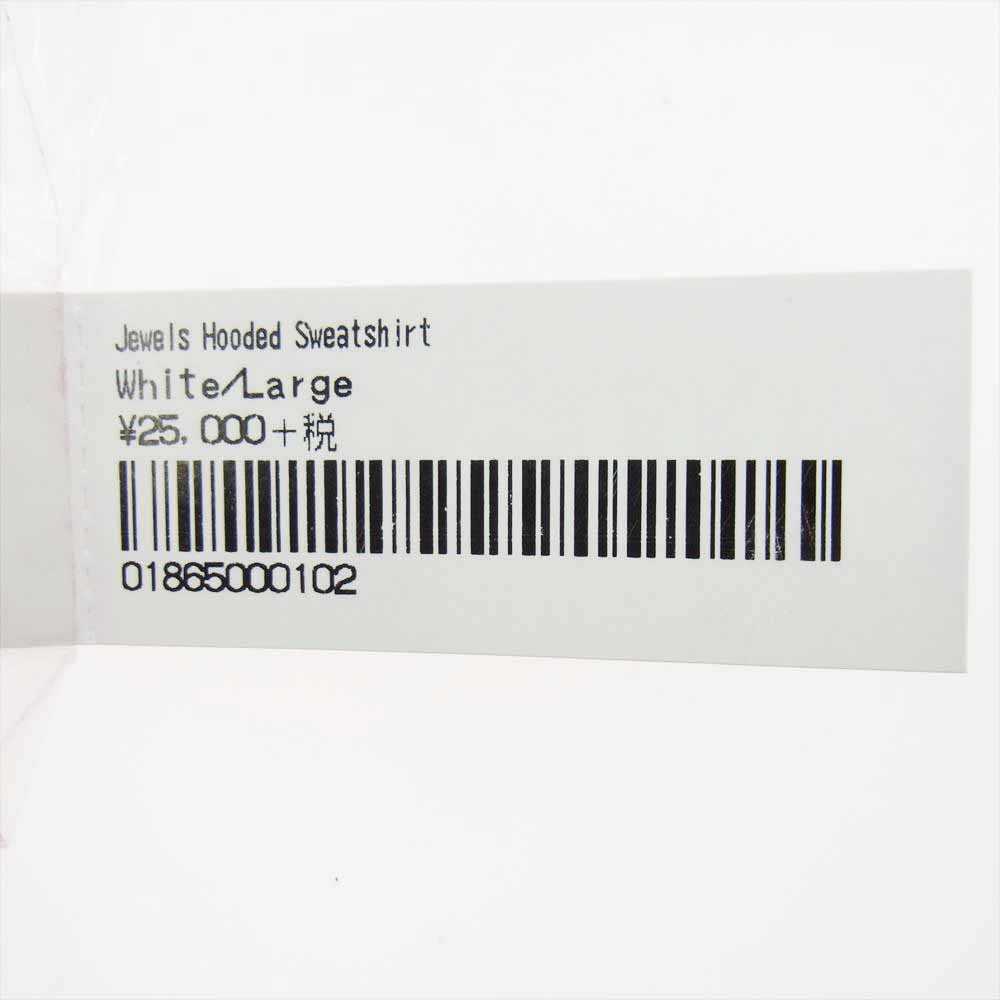 Supreme シュプリーム 20AW Jewels Hooded Sweatshirt ジュエルズ フーデッド スウェット  ホワイト系 L【美品】【中古】
